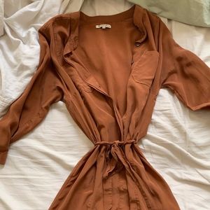 burnt orange dress